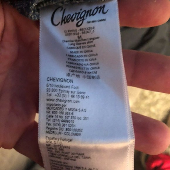 Chevignon Conquest Men's Western Chemise Manches M - Picture 4 of 5